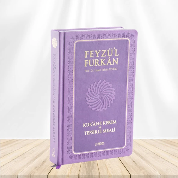 Feyzü'l Furkan Kur'ân-ı Kerîm ve Tefsirli Meali (Büyük Boy - Mushaf ve Meal - Ciltli) LİLA ürün görseli 1