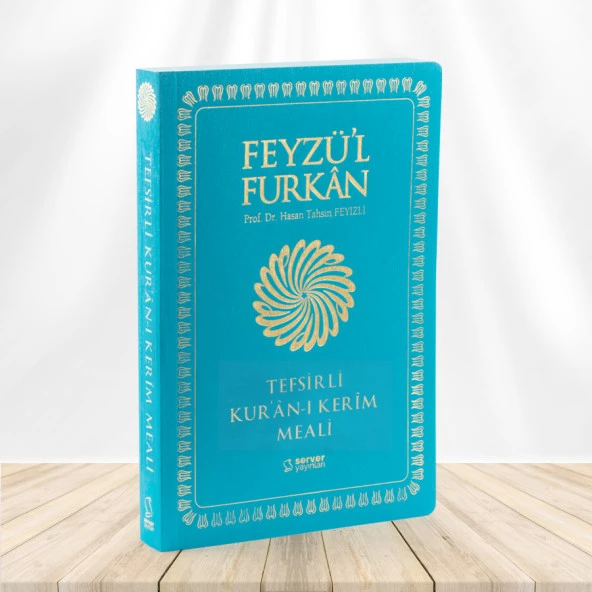 Feyzü'l Furkan Tefsirli Kur'an-ı Kerim Meali (Büyük Boy - Tefsirli Meal - İNCE CİLT) TURKUAZ ürün görseli 1