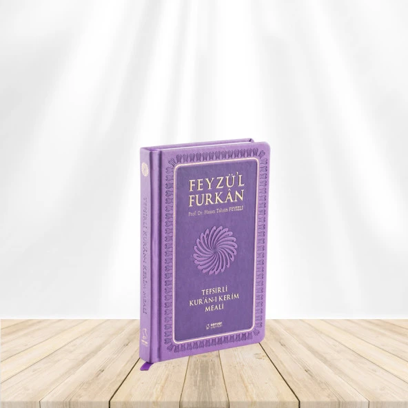Feyzü'l Furkan Tefsirli Kur'an-ı Kerim Meali (Sempatik Cep Boy - Tefsirli Meal - Ciltli) - Lila ürün görseli 1