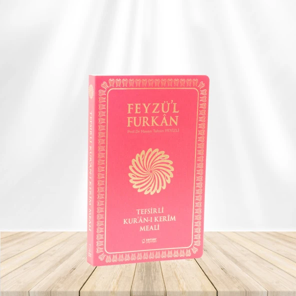 Feyzü'l Furkan Tefsirli Kur'an-ı Kerim Meali (Orta Boy - Tefsirli Meal - İNCE CİLT) FUŞYA ürün görseli 1