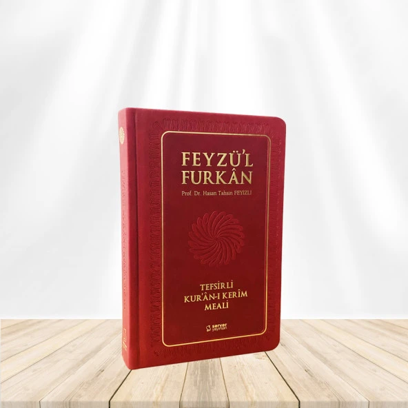Feyzü'l Furkan Tefsirli Kur'an-ı Kerim Meali (Sempatik Cep Boy - Tefsirli Meal - Ciltli) - BORDO ürün görseli 1