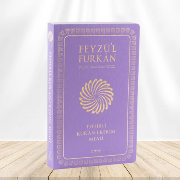 Feyzü'l Furkan Tefsirli Kur'an-ı Kerim Meali (Büyük Boy - Tefsirli Meal - İNCE CİLT) LİLA ürün görseli 1