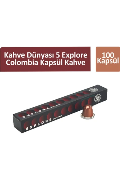 Kahve Dünyası 5 Explore Colombia Kapsül Kahve 100 Kapsül ürün görseli 1