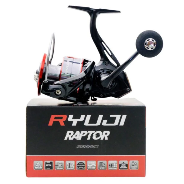 Ryuji Raptor 5000D Olta Makinesi 6BB 4.9:1 - Resim 6