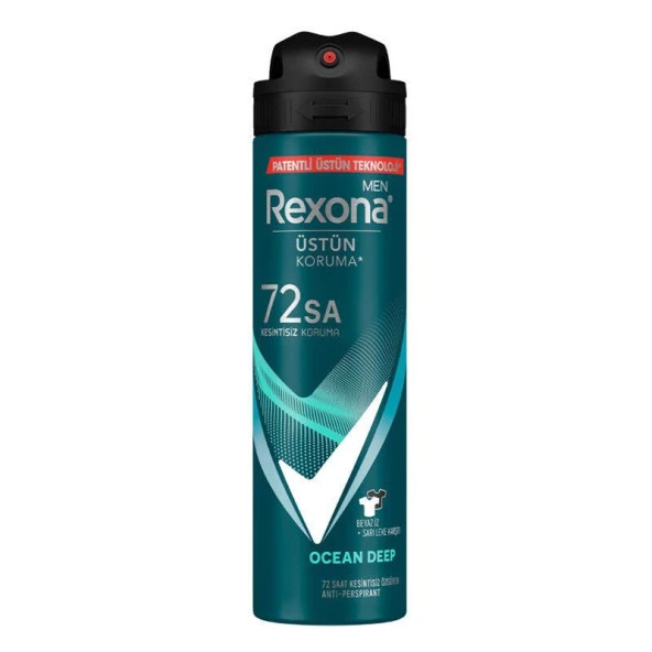 Rexona Men Deodorant 150ml Ocean Deep ürün görseli 1