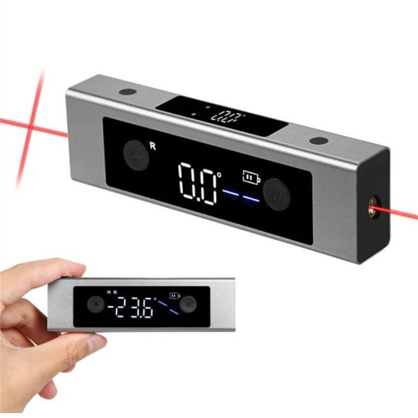 Loyka 5342 Mini Dijital Eğim Ölçer Lazerli ürün görseli 1