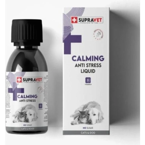 Supravet Calming Damla Anti Stress Kedi ve Köpekler İçin 100 Ml ürün görseli 1