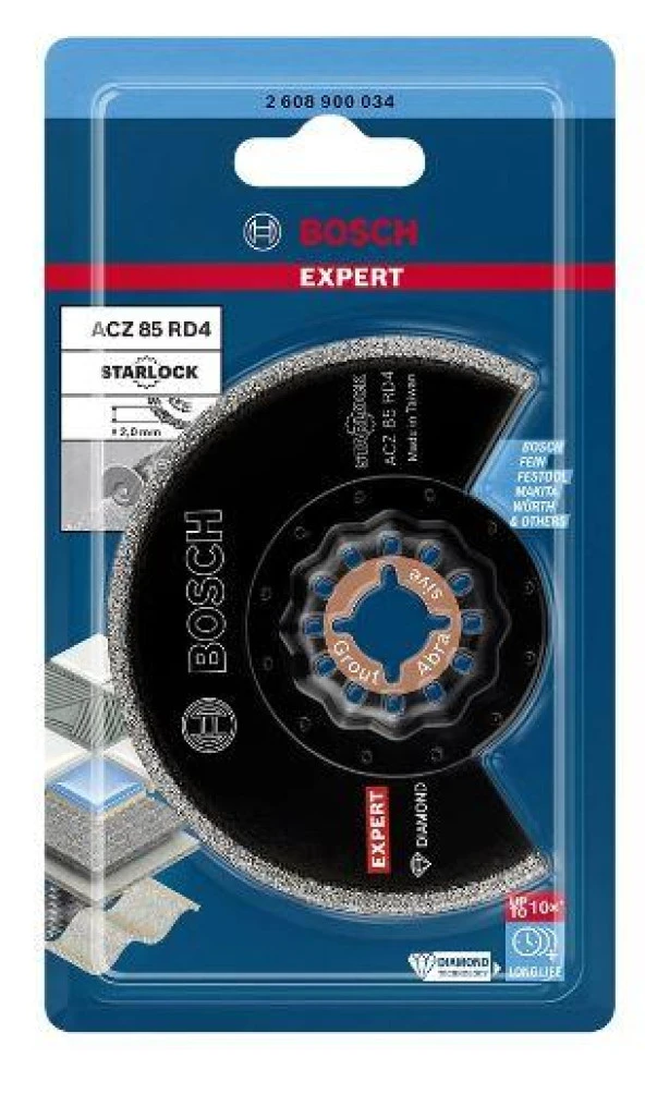 Bosch ACZ85RD4 Harç Segman Testere Bıçağı - Resim 2