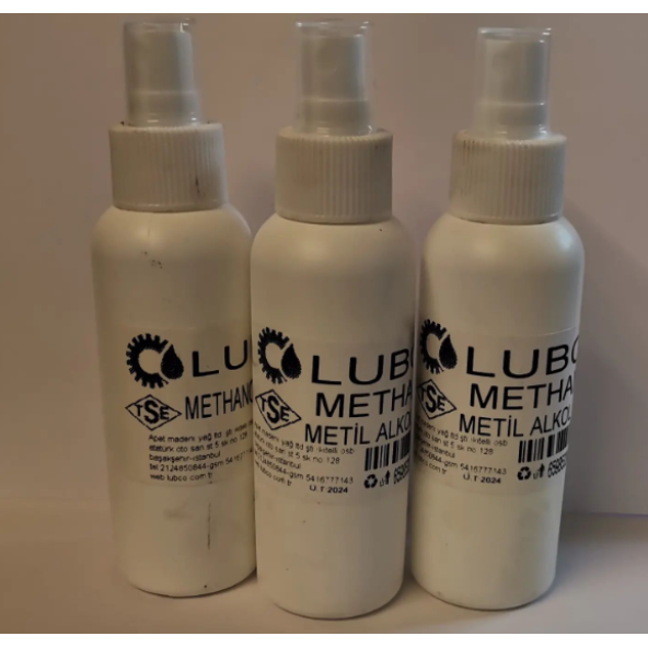 Lubco methanol Metil Alkol Sprey 150 ml X 3 ürün görseli 1