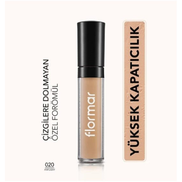 Flormar Perfect Coverage Hafif Yapılı Kapatıcı 020 Fair/Light: Sıcak Alt Ton ürün görseli 1