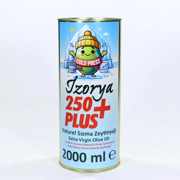 Yüksek Polifenollü Zeytinyağı 250+ Plus 2 L. ürün görseli 1