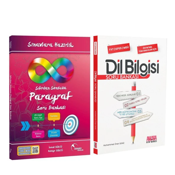 Doktrin TYT Sıfırdan Sonsuza Paragraf ve AKM Dil Bilgisi Soru Bankası Seti 2 Kitap ürün görseli 1