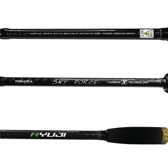 Ryuji Sky Force 2.74m 10-50gr 2P Spin Olta Kamışı - Resim 3