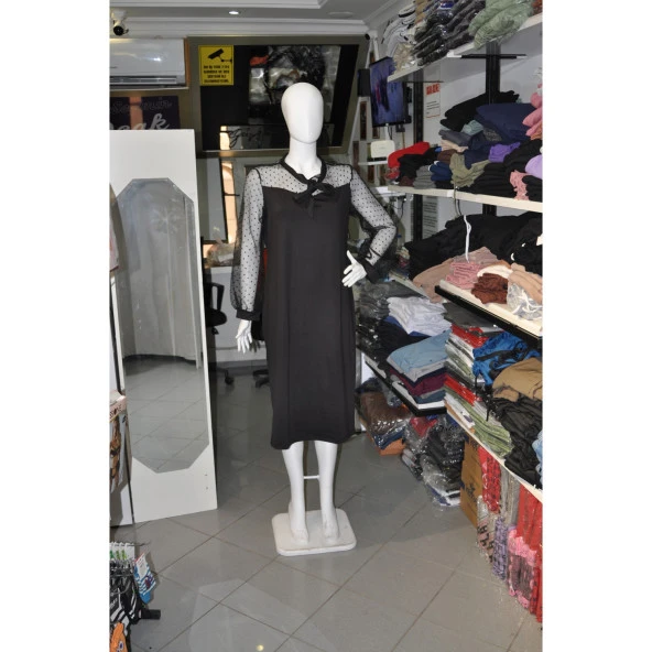 SİYAH TÜL ELBİSE ürün görseli 1