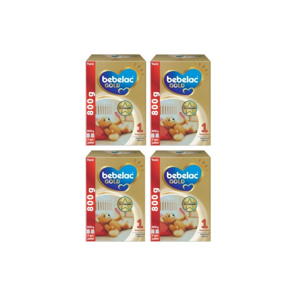 Bebelac Gold 1 Bebek Sütü 800 gr 4 Adet ürün görseli 1
