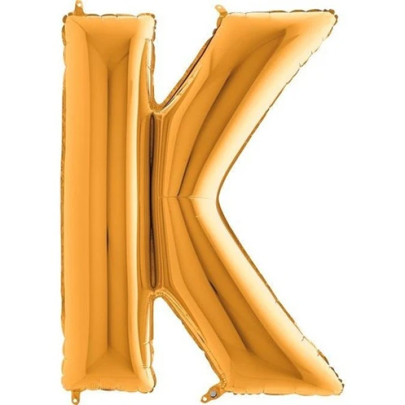 Kikajoy Harf Folyo Balon 40’’ Altın ( K ) ürün görseli 1