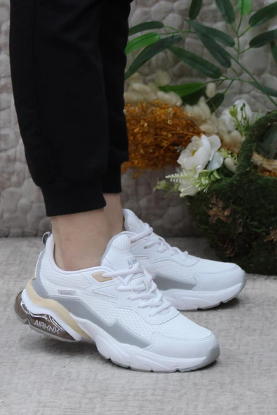 Kinetix Valentı W Beyaz Pembe Orijinal Ürün Sneaker Kadın Spor Ayakkabı ürün görseli 1
