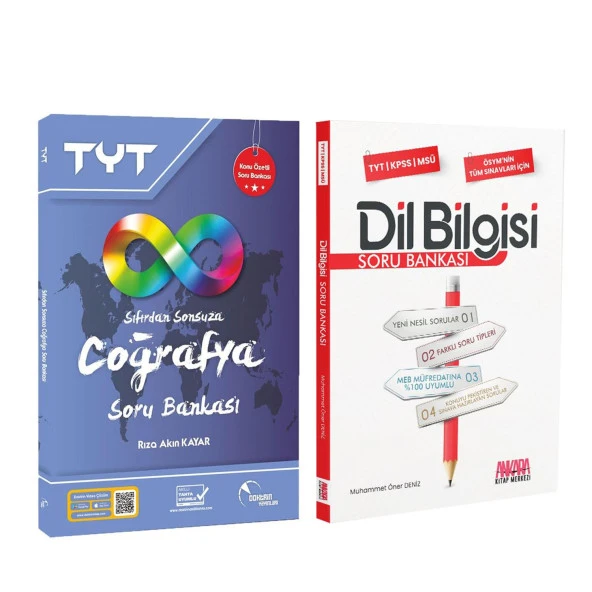 Doktrin TYT Sıfırdan Sonsuza Coğrafya ve AKM Dil Bilgisi Soru Bankası Seti 2 Kitap ürün görseli 1