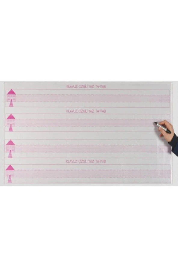Panda Klavuz Çizgili-Evli-Yazı Alanı 110X55-Pan784 ürün görseli 1