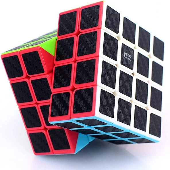 1 PCS 4X4 QY SPEED CUBE 4X4 CORBON FİBER CUBE 1ADET VIP 4X4 ZEKA KÜPÜ 4X4 HIZ KÜPÜ 4X4 RUBİKS CUBE ürün görseli 1