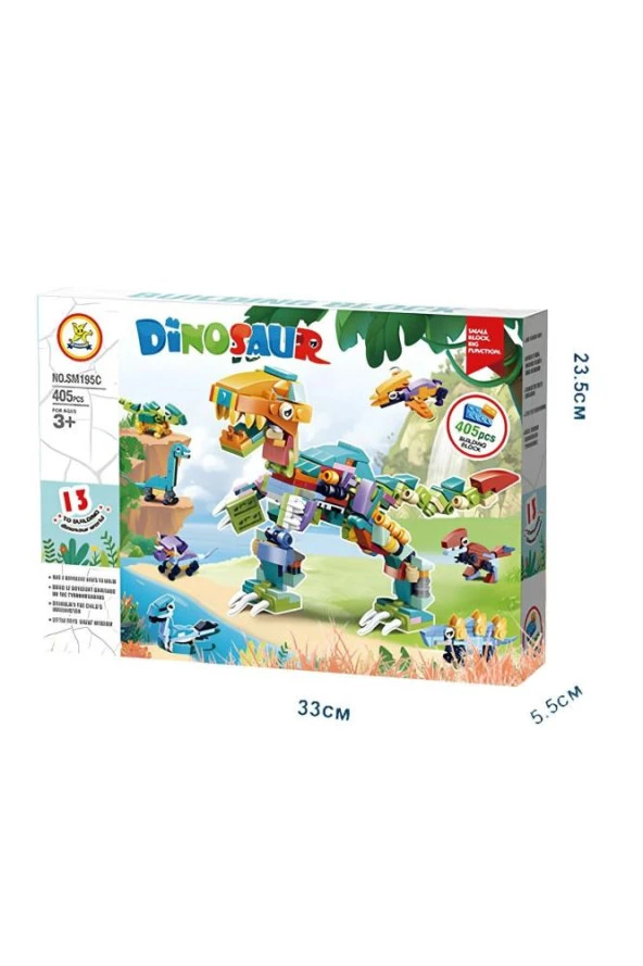 Kızılkaya Lego Dinazor 405 Parça KZL-SM195C ürün görseli 1