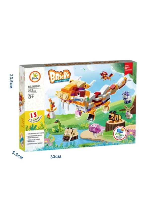 Kızılkaya Lego Hayvanlar 232 Parça KZL-SM198C ürün görseli 1