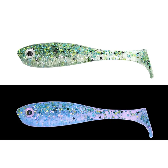 Mef Gümüş 7cm 5 Adet Silikon Yem  Naturel Ghost - Resim 2