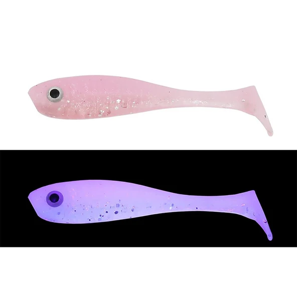 Mef Gümüş 7cm 5 Adet Silikon Yem  Naturel Ghost - Resim 5
