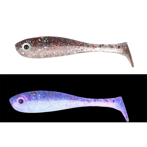 Mef Gümüş 7cm 5 Adet Silikon Yem  Naturel Ghost - Resim 10