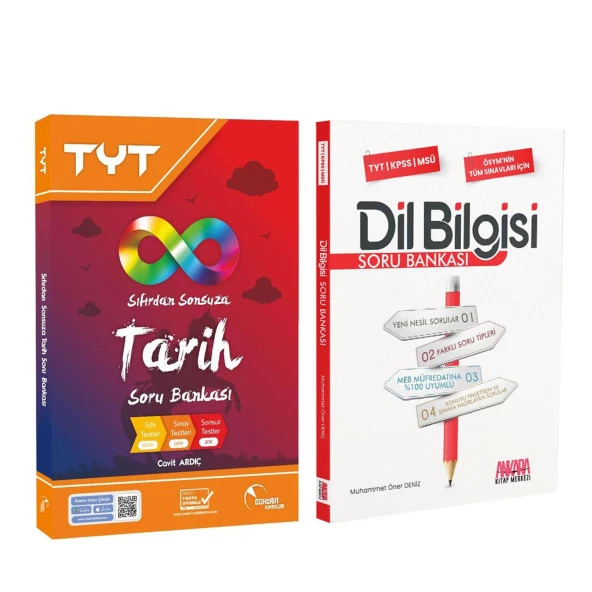 Doktrin TYT Tarih Sıfıdan Sonsuza ve AKM Dil Bilgisi Soru Bankası Seti 2 Kitap ürün görseli 1