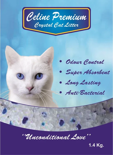 Celine Premium Kristal Kedi Kumu 1,4 Kg. x 4 Adet ürün görseli 1