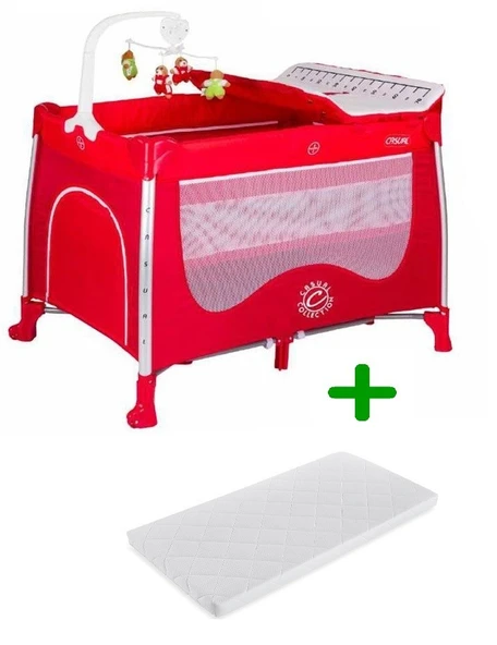 Casual Nanona Oyun Parkı Kırmızı + Yatak Hediyeli ürün görseli 1