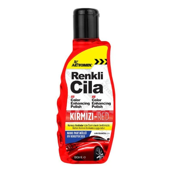 Automix Kırmızı Cila 180ml ürün görseli 1
