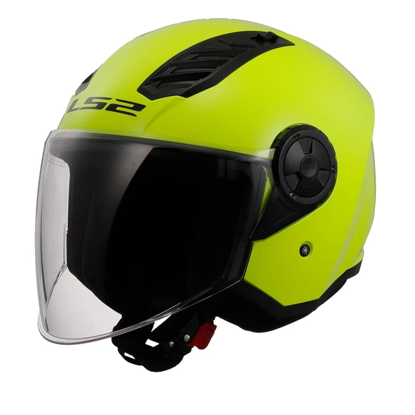 LS2 AIRFLOW 2 NEON SARI KASK ürün görseli 1