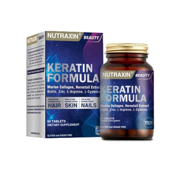 Nutraxin Beauty Keratin Formula 60 Tablet ürün görseli 1