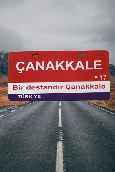 Çanakkale Şehir Temalı Plaka Sök-Tak Pratik yeni nesil ürün görseli 1