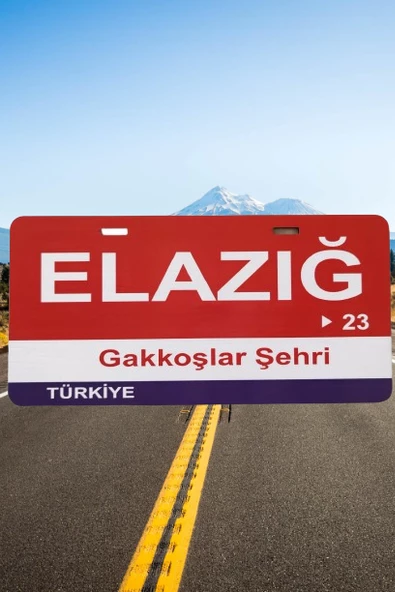 Elazığ Şehir Temalı Plaka Sök-Tak Pratik yeni nesil ürün görseli 1