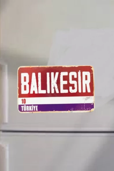 Balıkesir Şehir Temalı Buzdolabı Magneti ürün görseli 1