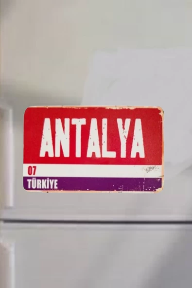 Antalya Şehir Temalı Buzdolabı Magneti ürün görseli 1