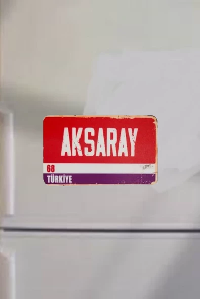 Aksaray Şehir Temalı Buzdolabı Magneti ürün görseli 1