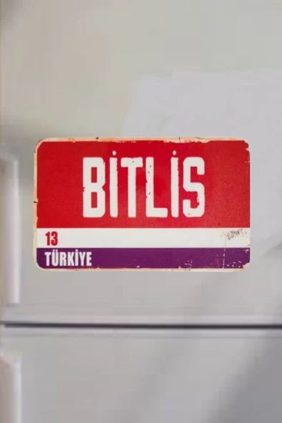 Bitlis Şehir Temalı Buzdolabı Magneti ürün görseli 1