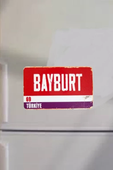 Bayburt Şehir Temalı Buzdolabı Magneti ürün görseli 1