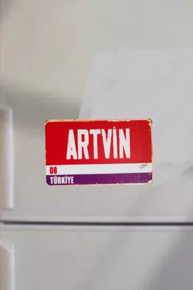 Artvin Şehir Temalı Buzdolabı Magneti ürün görseli 1