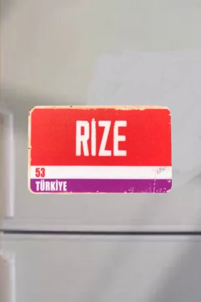 Rize Şehir Temalı Buzdolabı Magneti ürün görseli 1