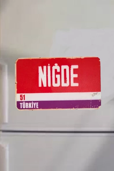 Niğde Şehir Temalı Buzdolabı Magneti ürün görseli 1