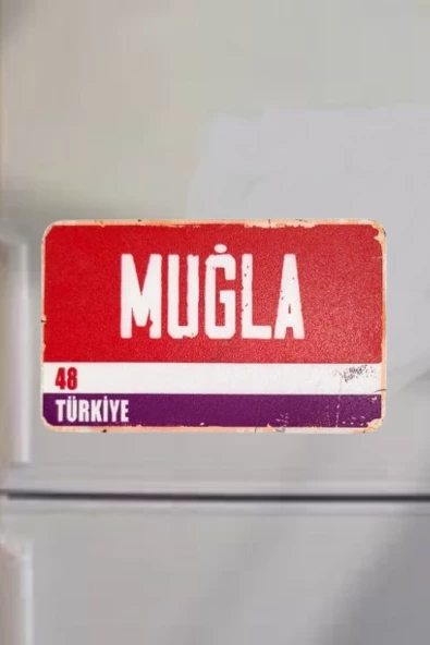 Muğla Şehir Temalı Buzdolabı Magneti ürün görseli 1