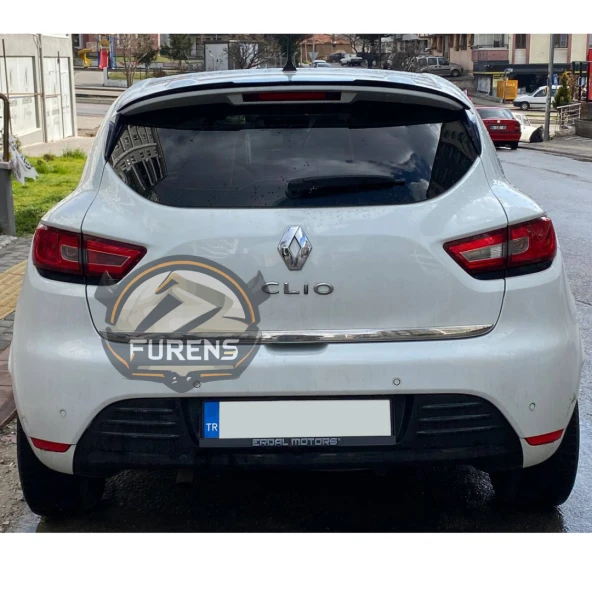 Renault Clio 4 2012-2019 Bagaj Üstü Yarasa Spoiler Bagaj Çıtası Piano Black Spoyler ürün görseli 1