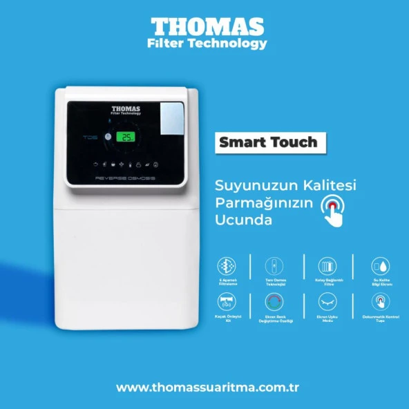 Thomas Dijital Smart Touch Su Arıtma Cihazı - Resim 7