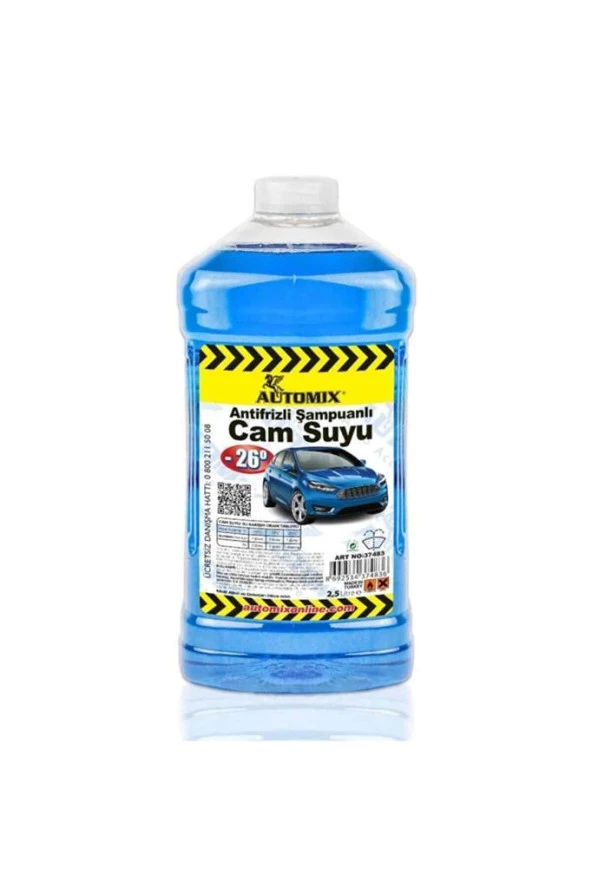 Automix Antifrizli Şampuanlı Cam Suyu - 26° 2,5lt ürün görseli 1