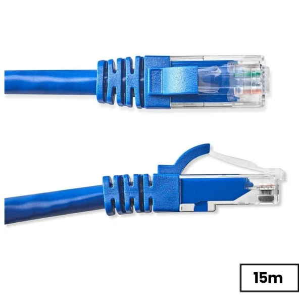Cat6 İnternet Ethernet Rj45 Lan Kablosu 13 Metre - Resim 3
